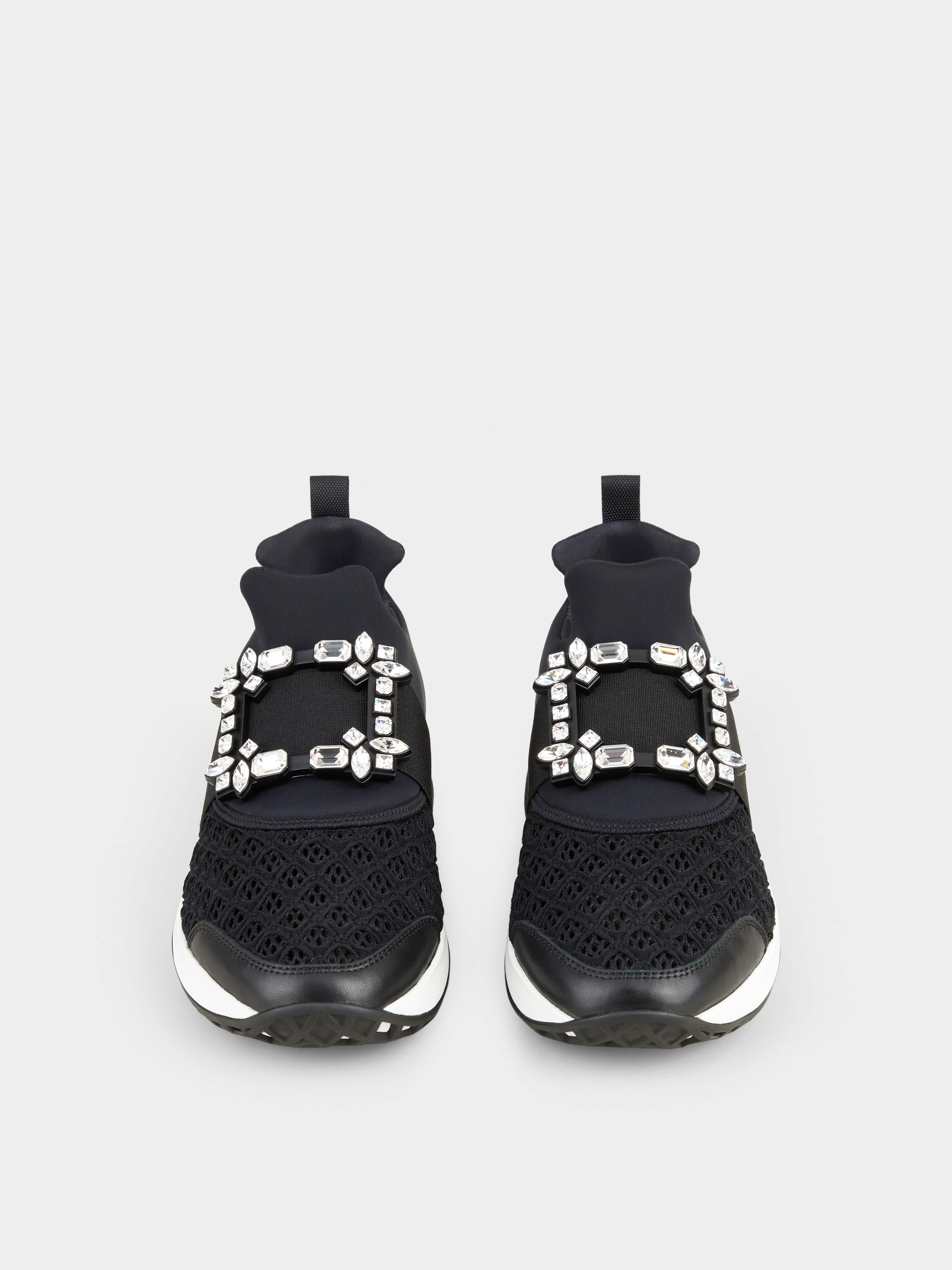 Viv' Run Strass Buckle Sneakers in Technical Fabrics - 8