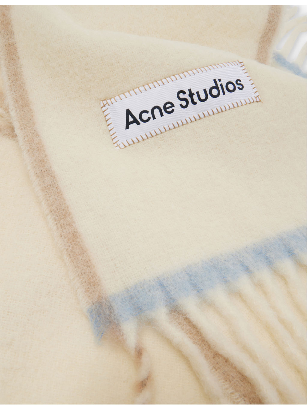 Brand-patch knitted scarf - 3