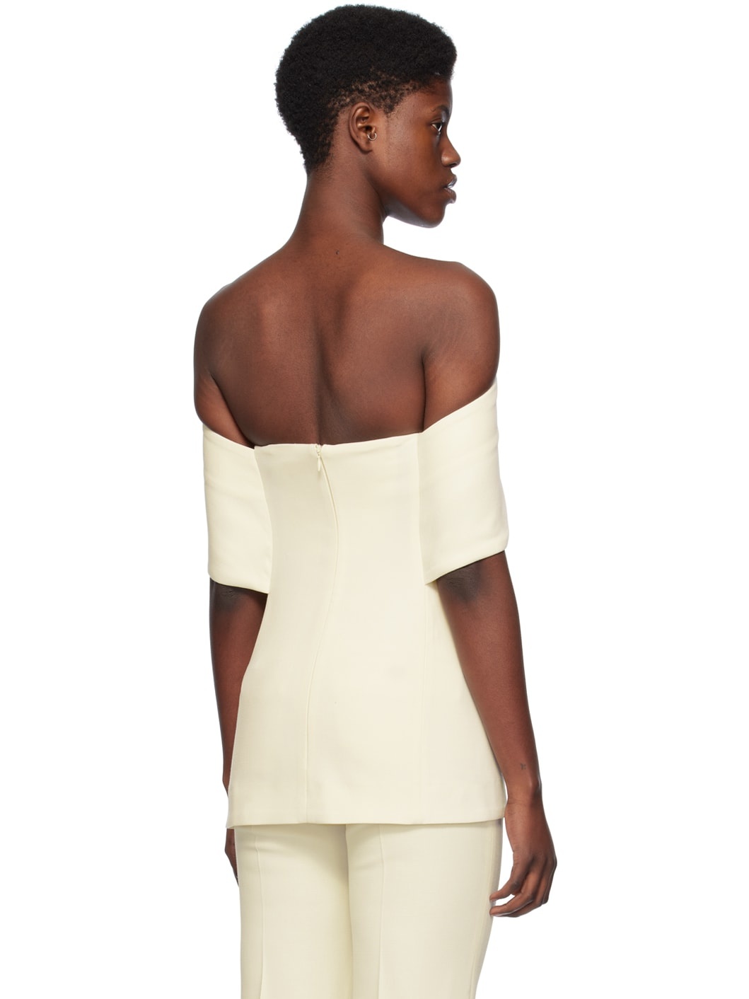 Off-White Off-The-Shoulder Top - 3
