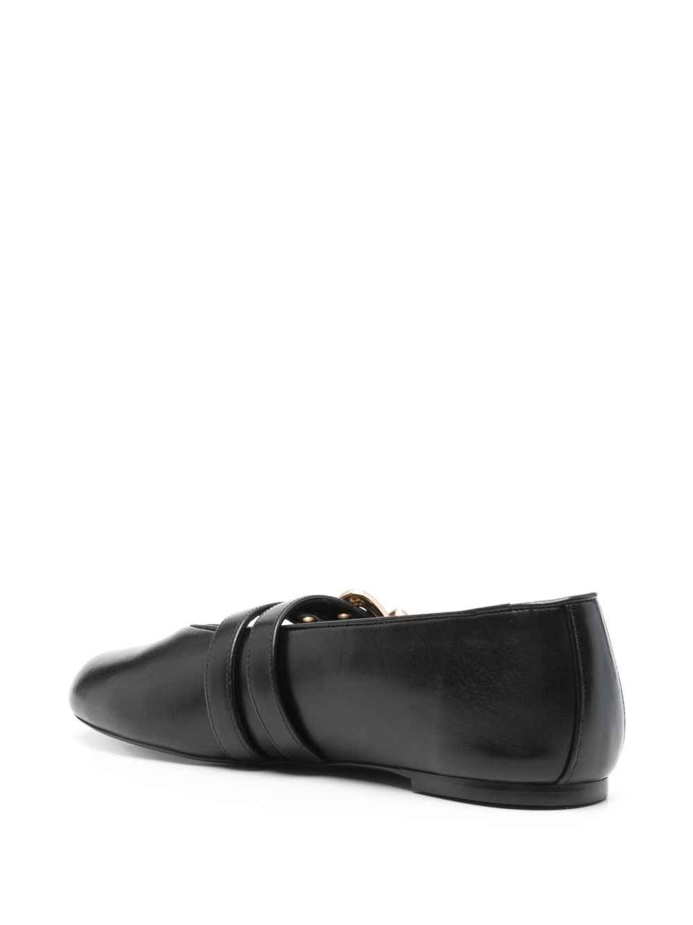 double-buckle ballet flats - 3