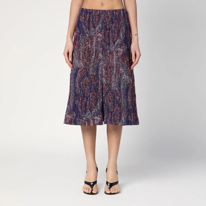Dries Van Noten Skirt In Jacquard Cotton-Blend - 1