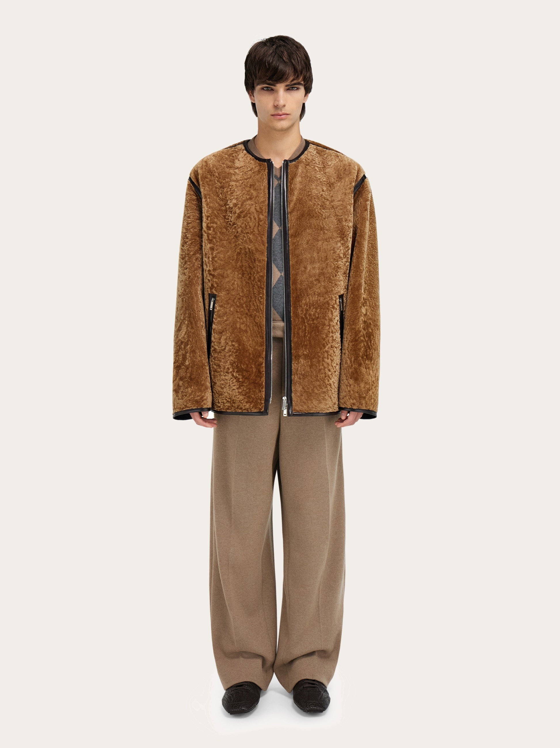 Shaved wool blouson - 7