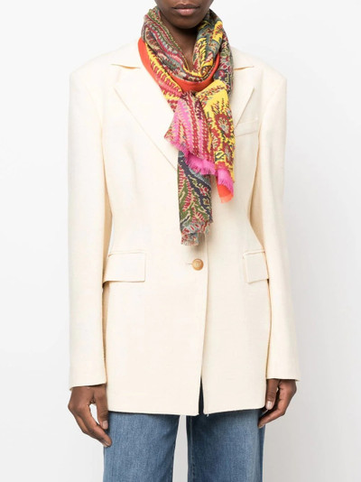 Etro abstract-print scarf outlook