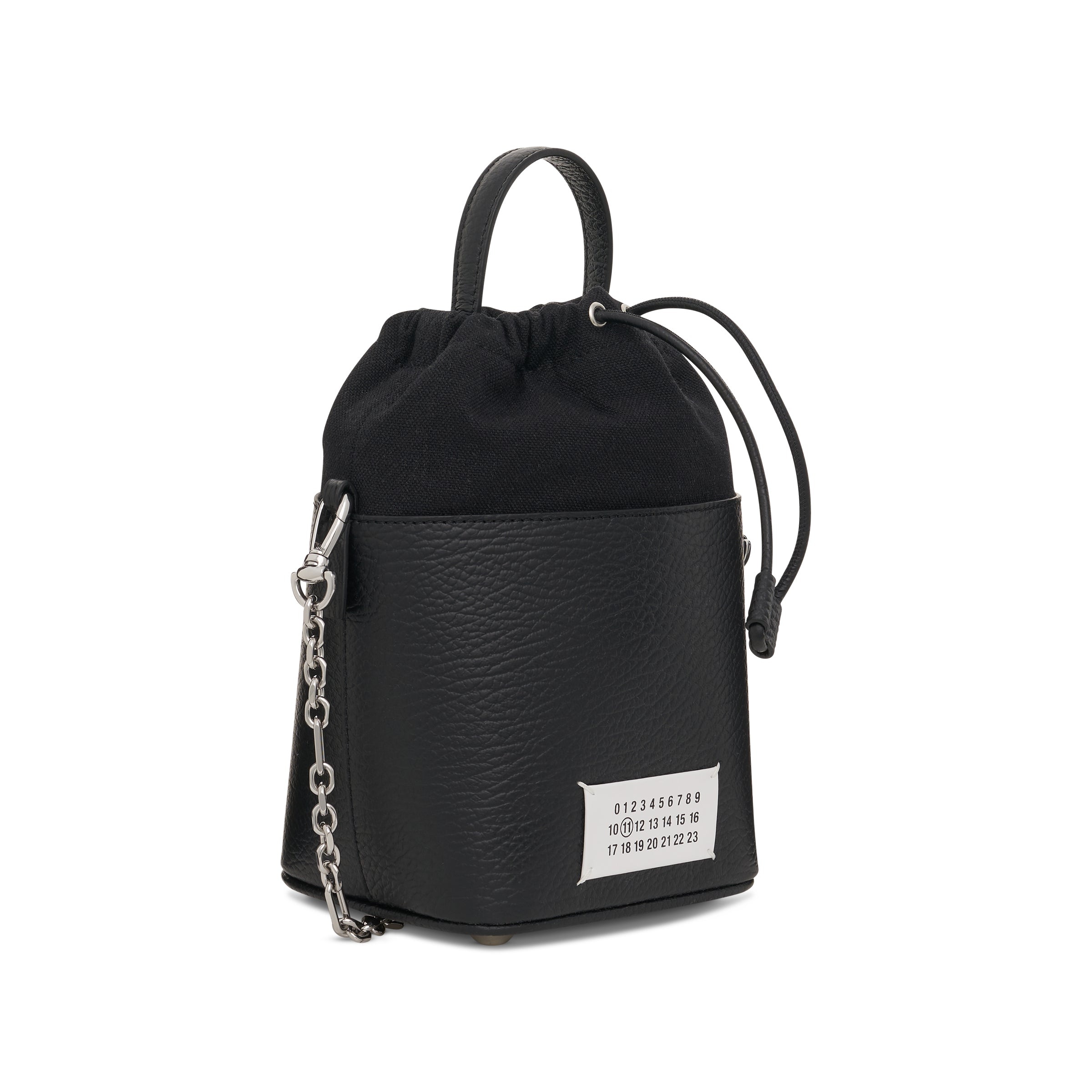 Small 5AC Bucket Bag in Black - 2