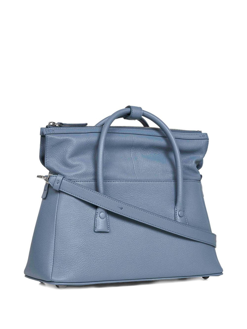 Maison Margiela grained-leather tote bag outlook