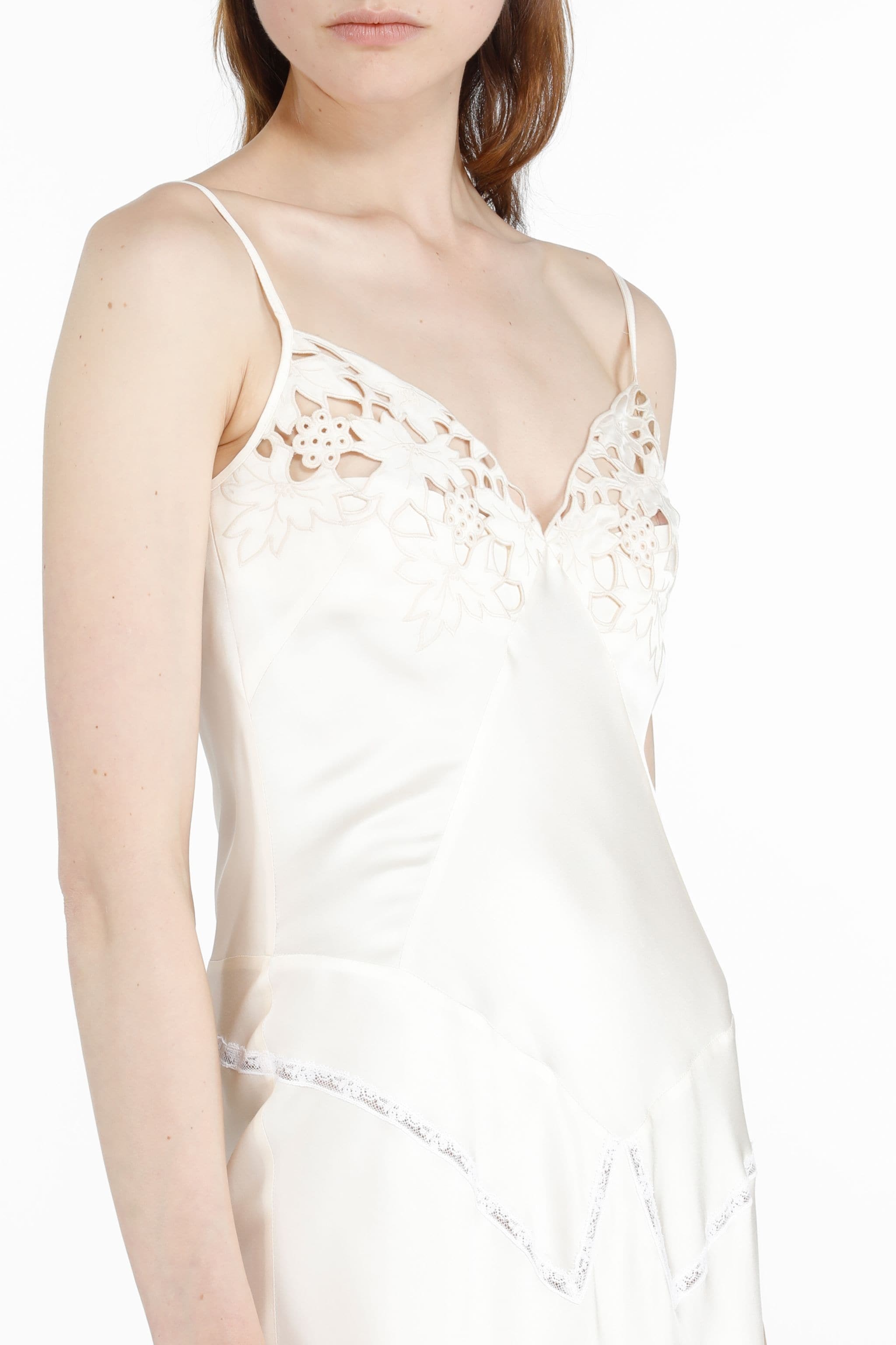 LACE-TRIM SLIP DRESS - 5