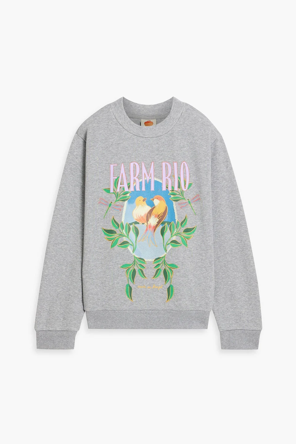 Printed fleece sweatshirt - 1