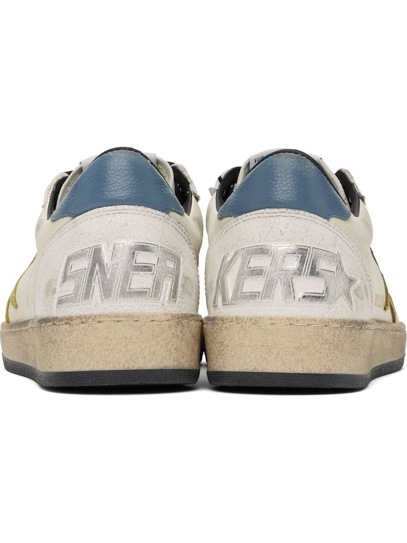 Golden Goose Off-White Ball Star Sneakers outlook