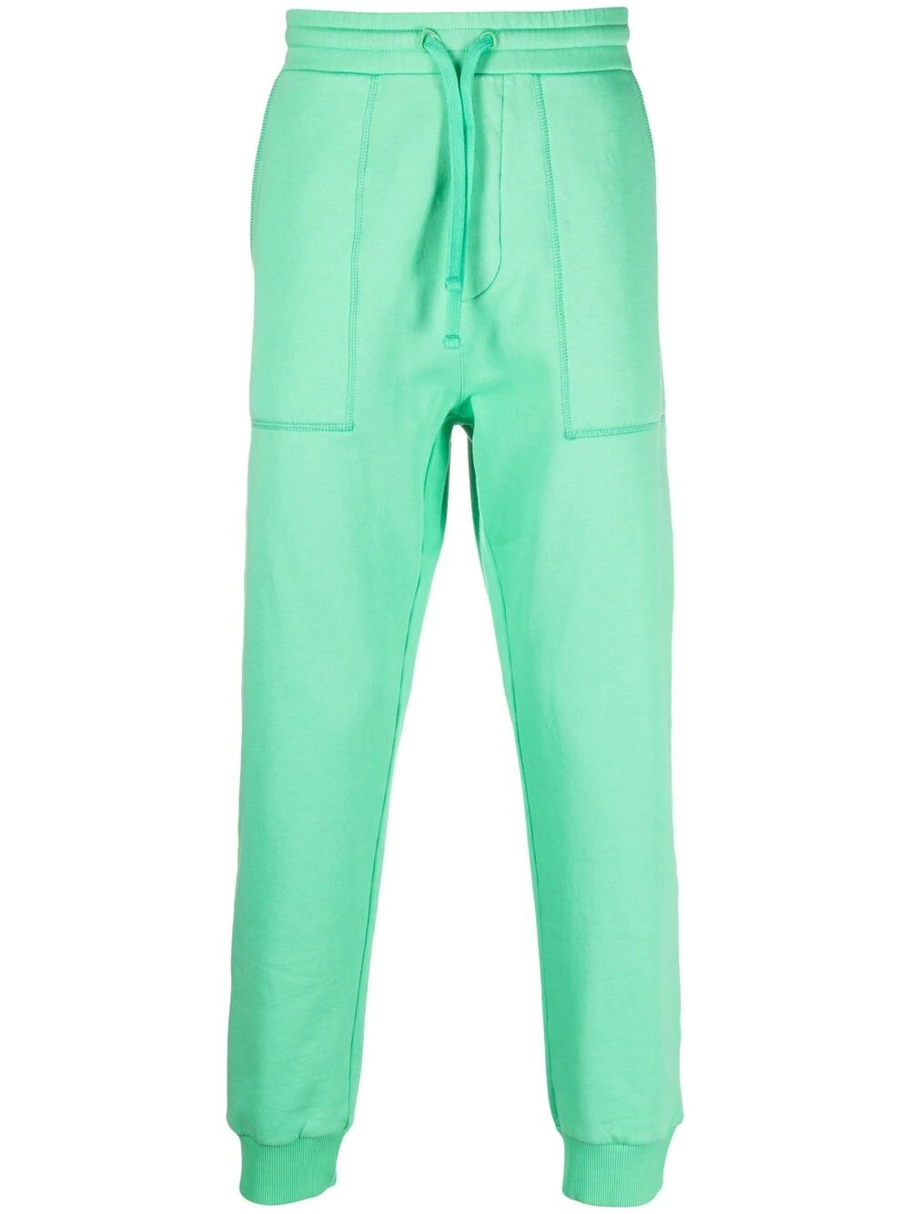 high-waisted tapered trousers - 1