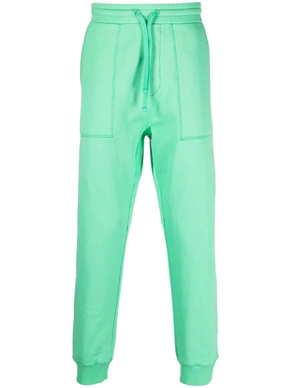high-waisted tapered trousers - 1