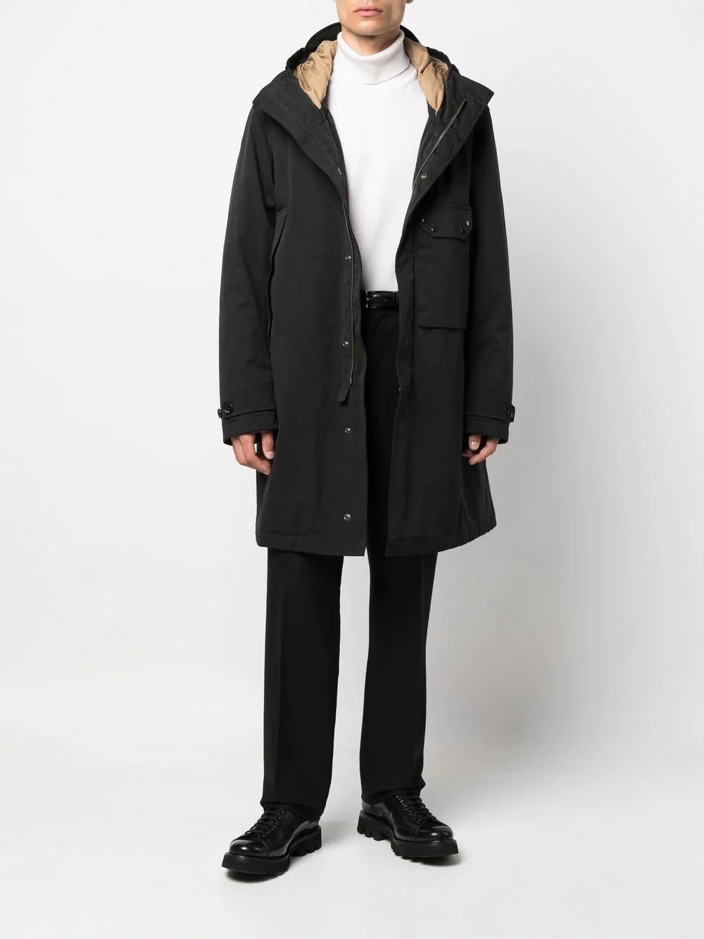 hooded padded parka - 2