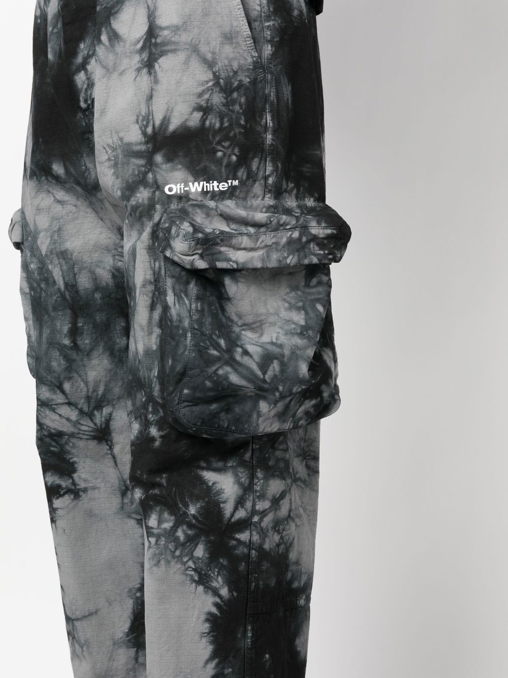 graphic-print cargo trousers - 5