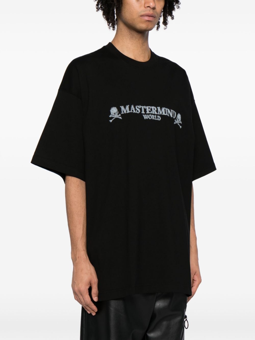 skull short-sleeve cotton T-shirt - 4