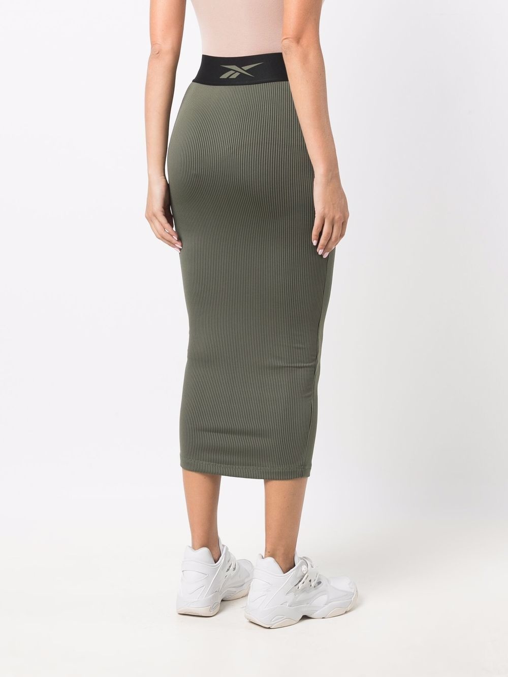 x Cardi B rib knit skirt - 4