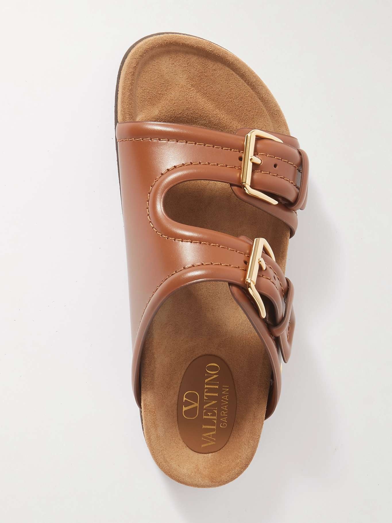 Fussfriend embellished leather slides - 5