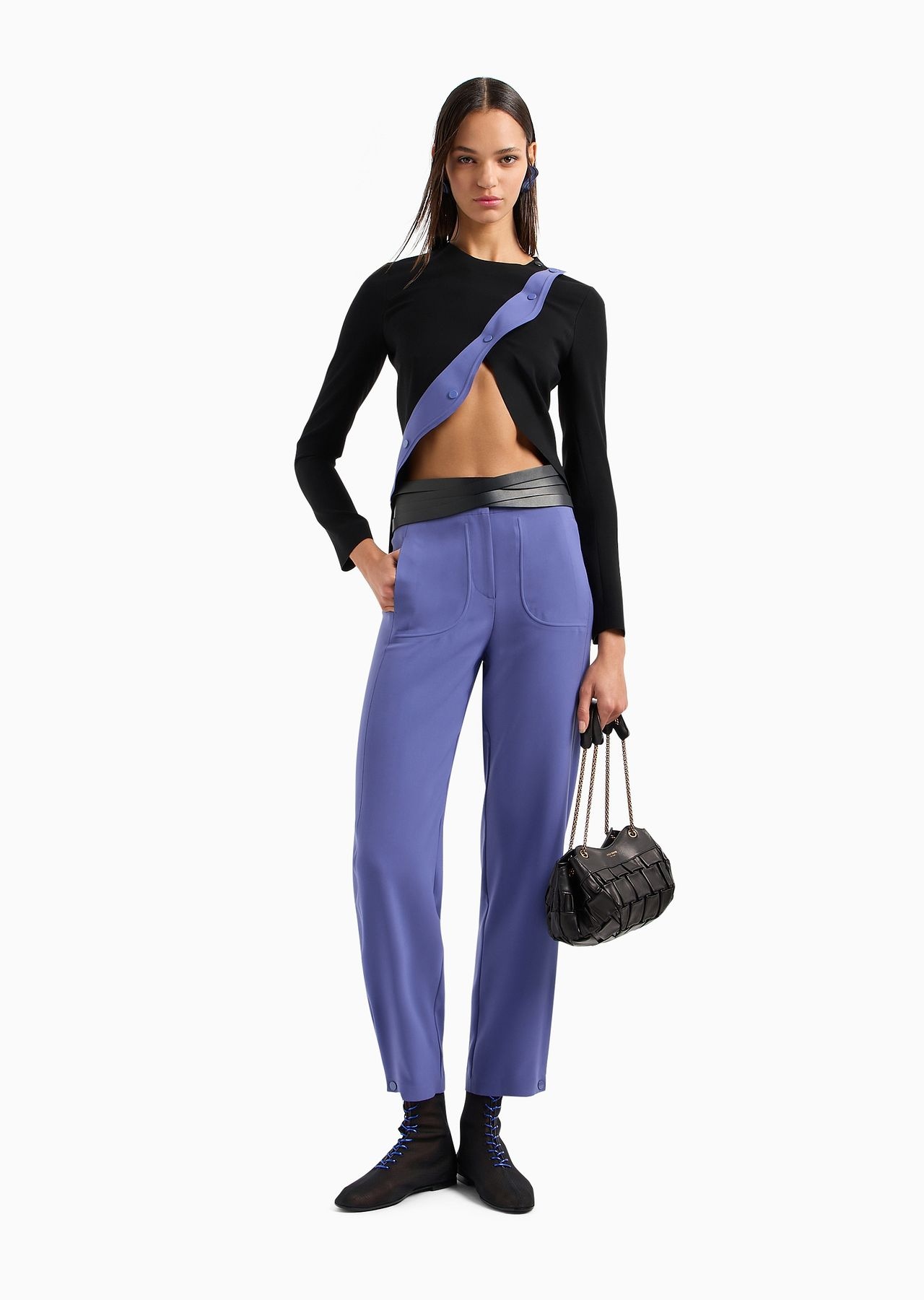 Technical cady jacket with diagonal fastening - 2