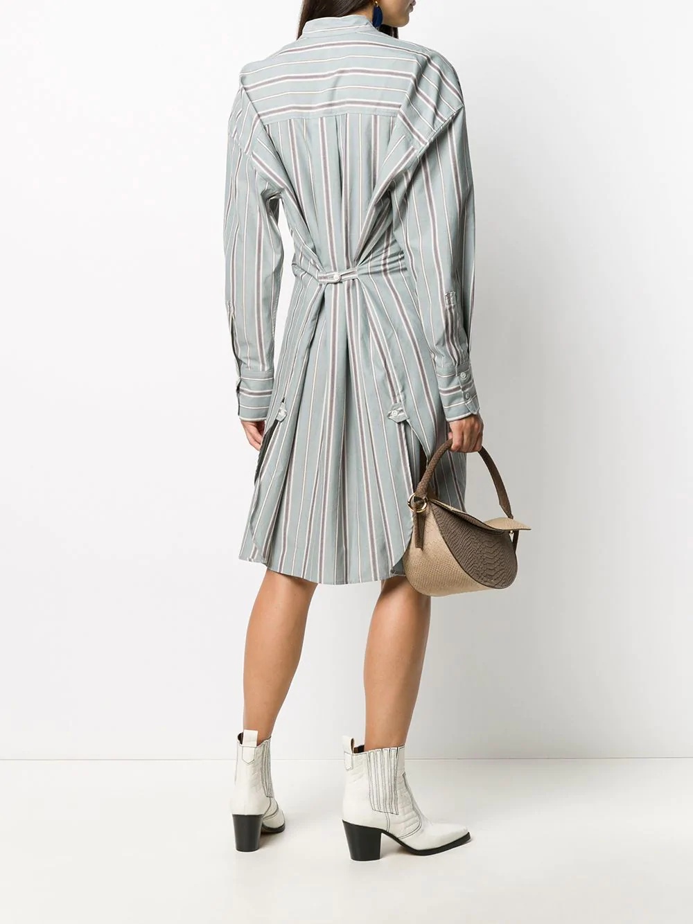 striped shirt dress - 2