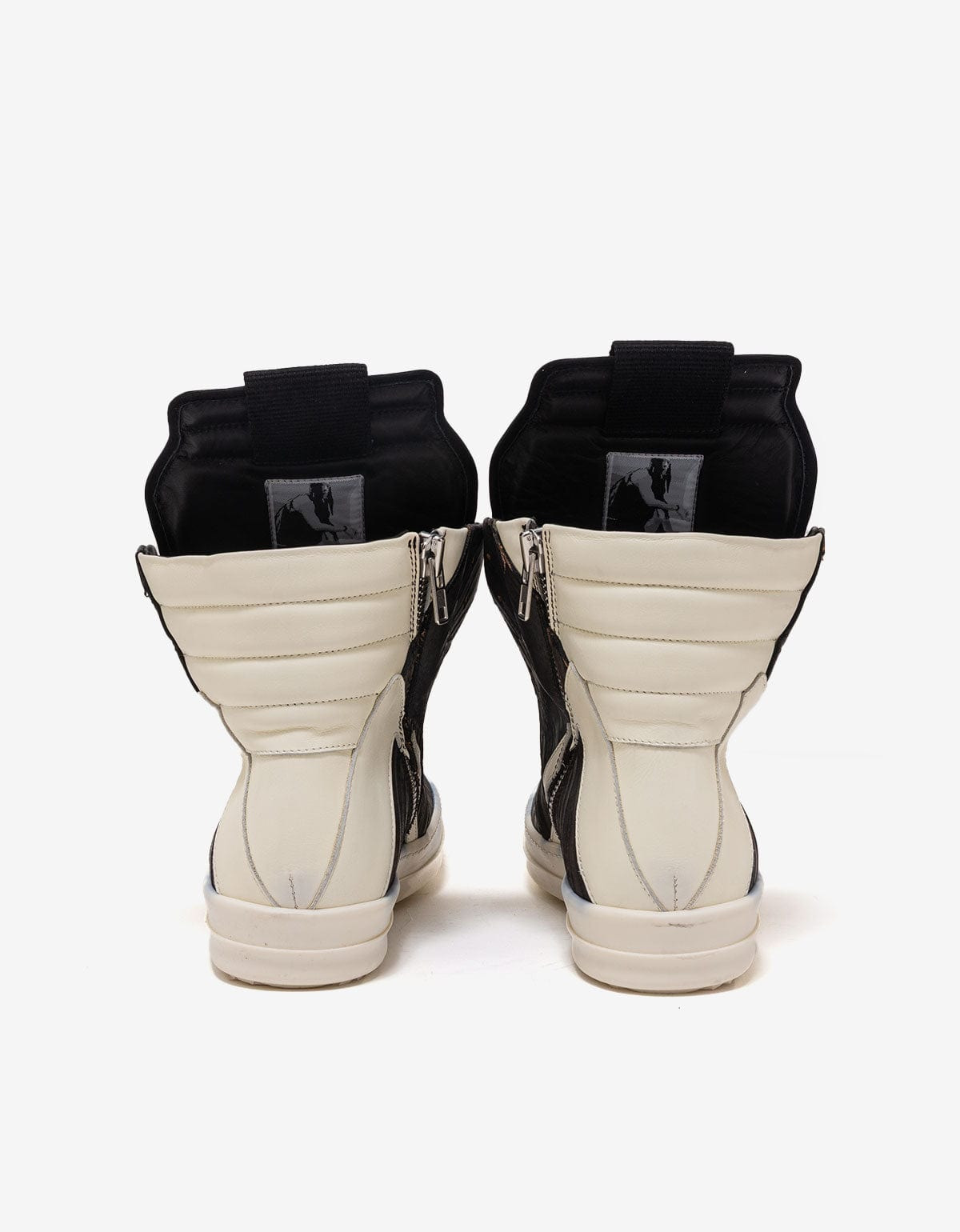 Rick Owens Geobasket Laser-Cut Leather High Top Trainers - AW15 - 5