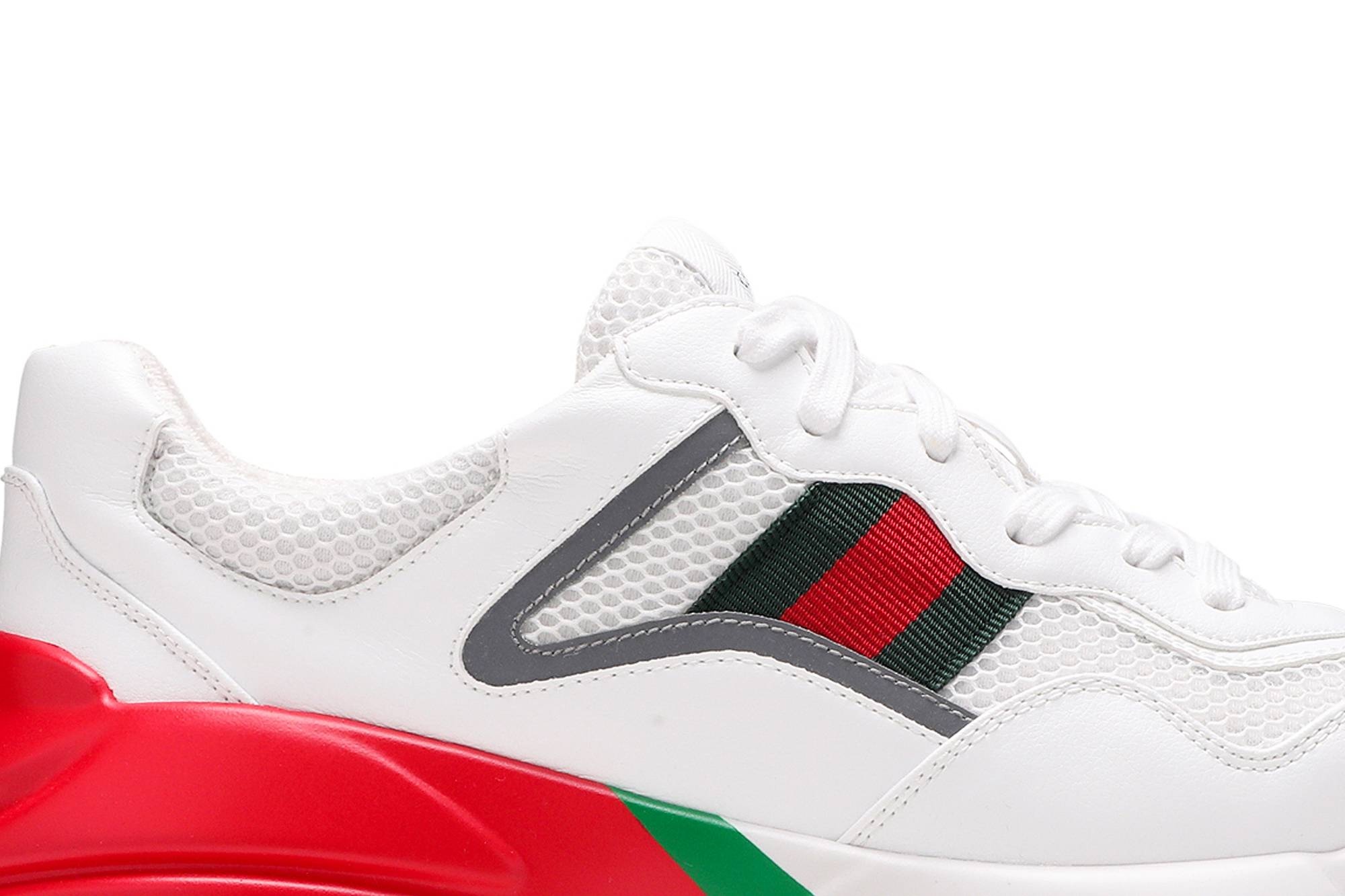 Gucci Rhyton 'White Red Green Reflective' - 2