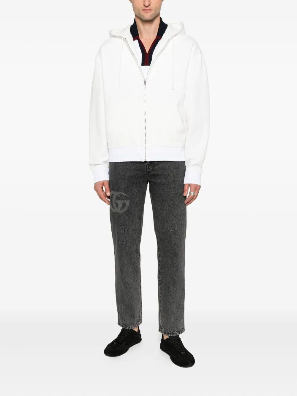 Gucci Men Hooded Full Zip Jacket `Gg Padded` - 2