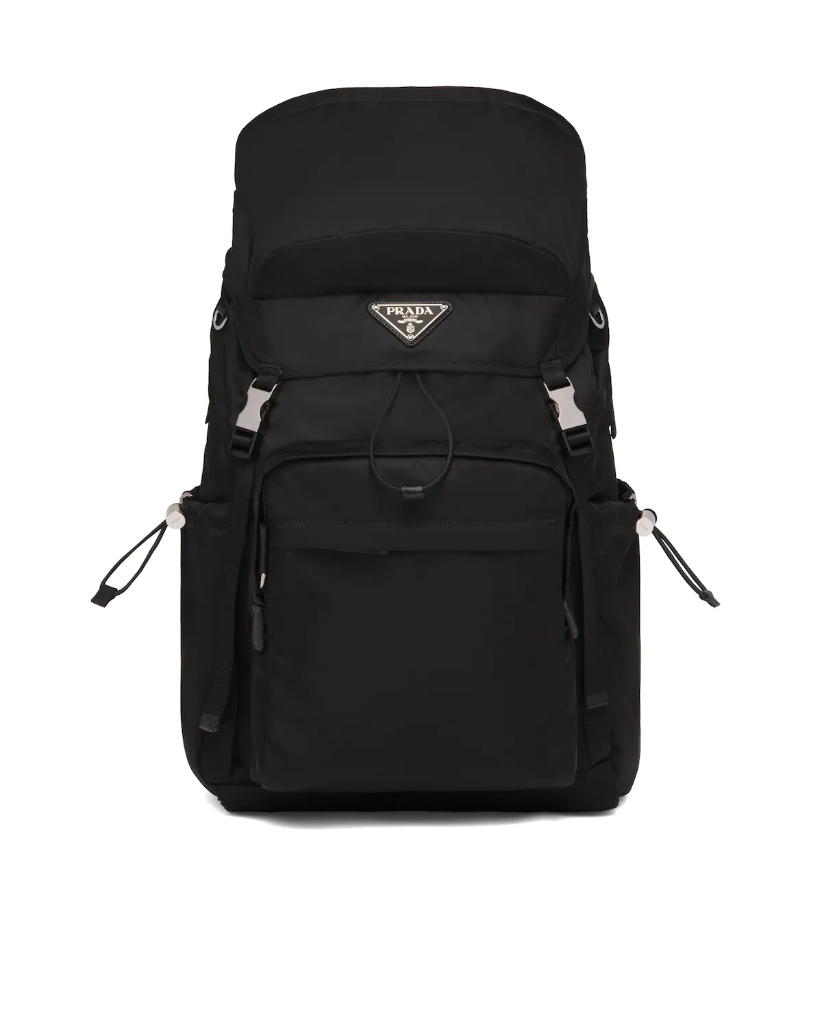 Re-Nylon and Saffiano leather backpack - 1