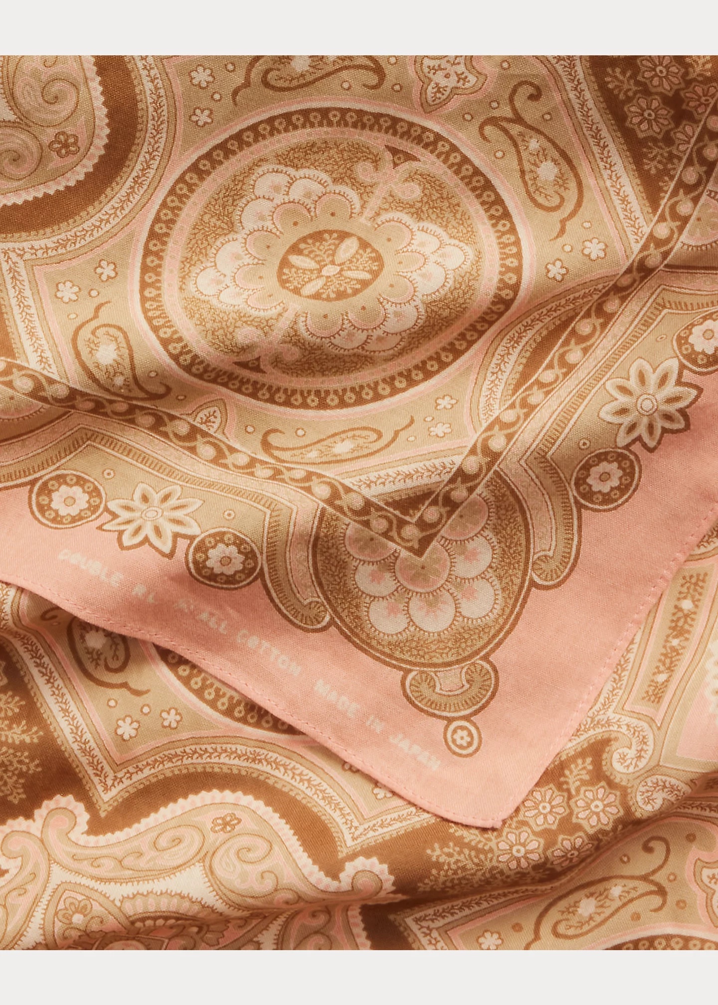 Medallion-Print Cotton Scarf - 4