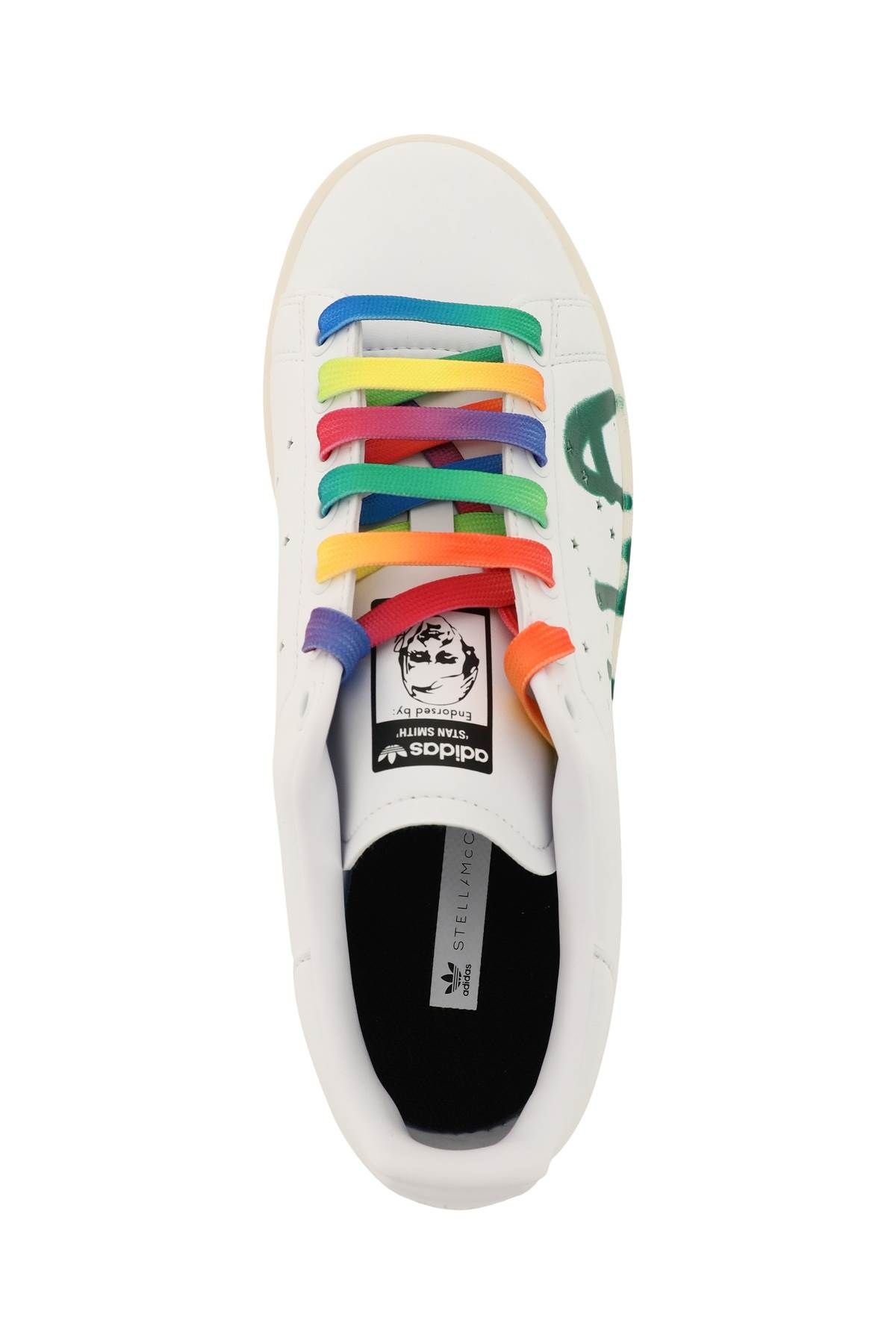 STAN SMITH STELLA SNEAKERS WITH GRAFFITI LOGO - 3