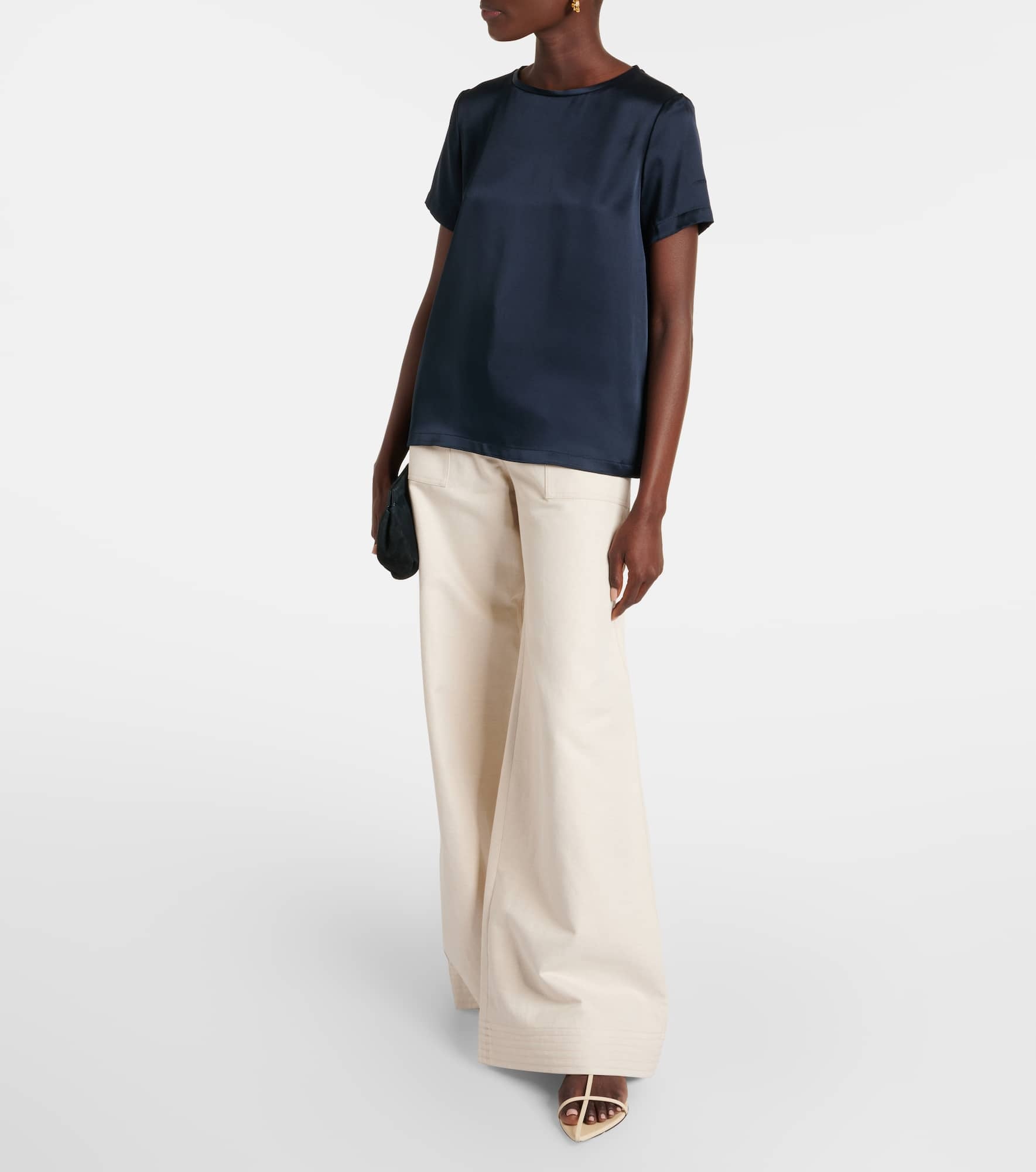 Rebecca satin T-shirt - 2