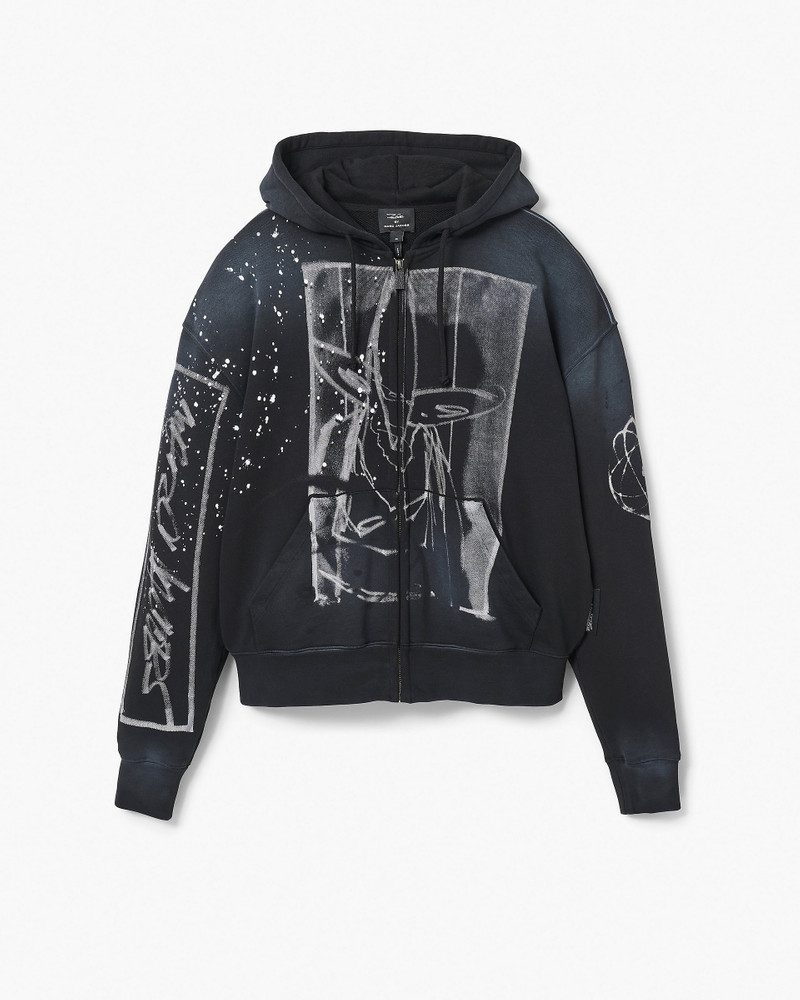 FUTURA X MARC JACOBS OVERSIZED ZIP HOODIE 1