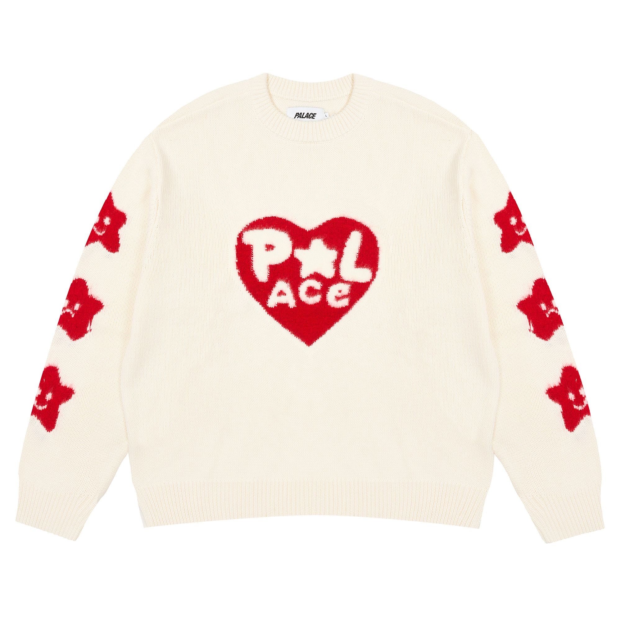 Palace Cosy Knit 'Soft White' - 1