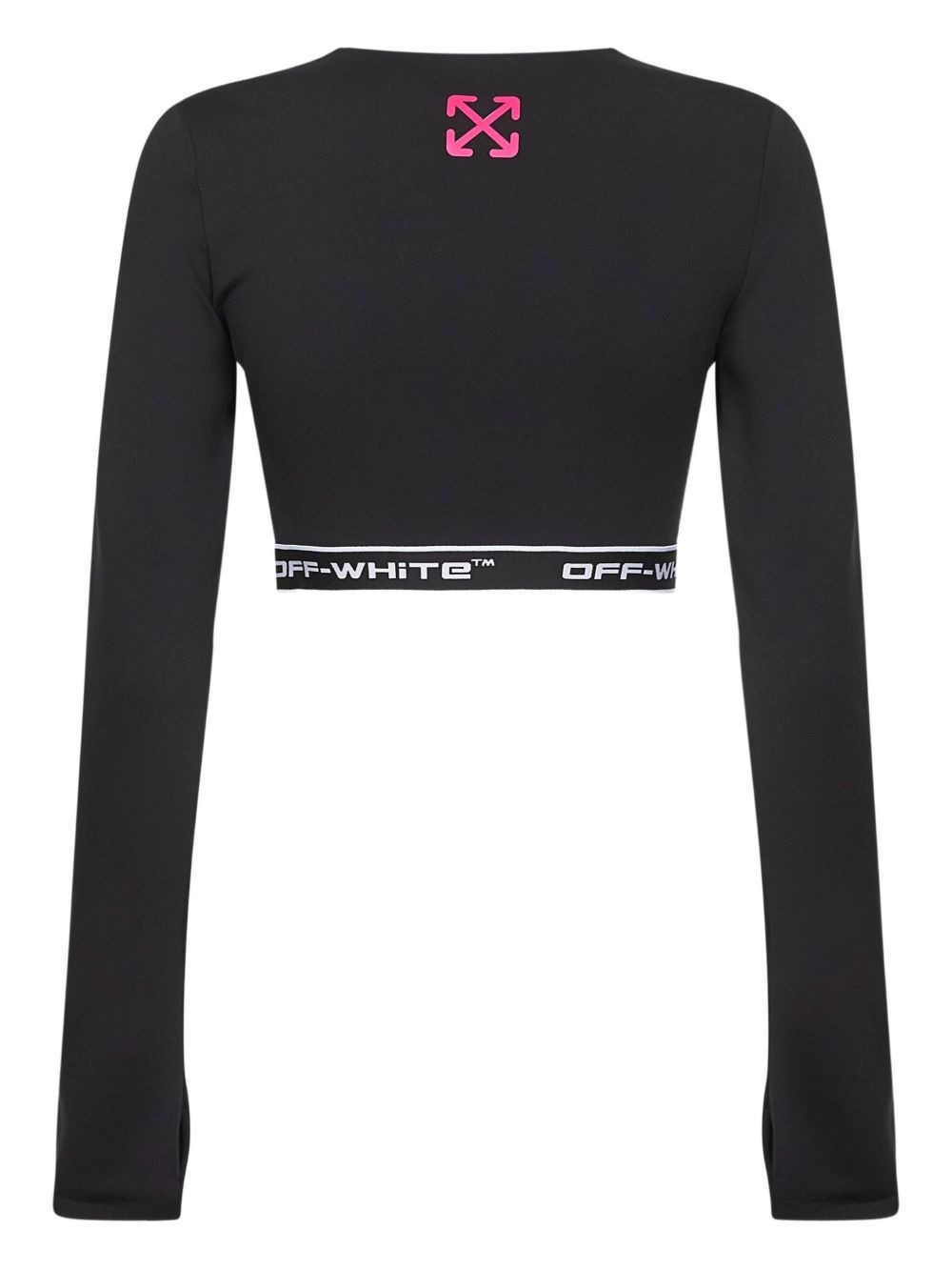 logo-detail long-sleeves top - 2