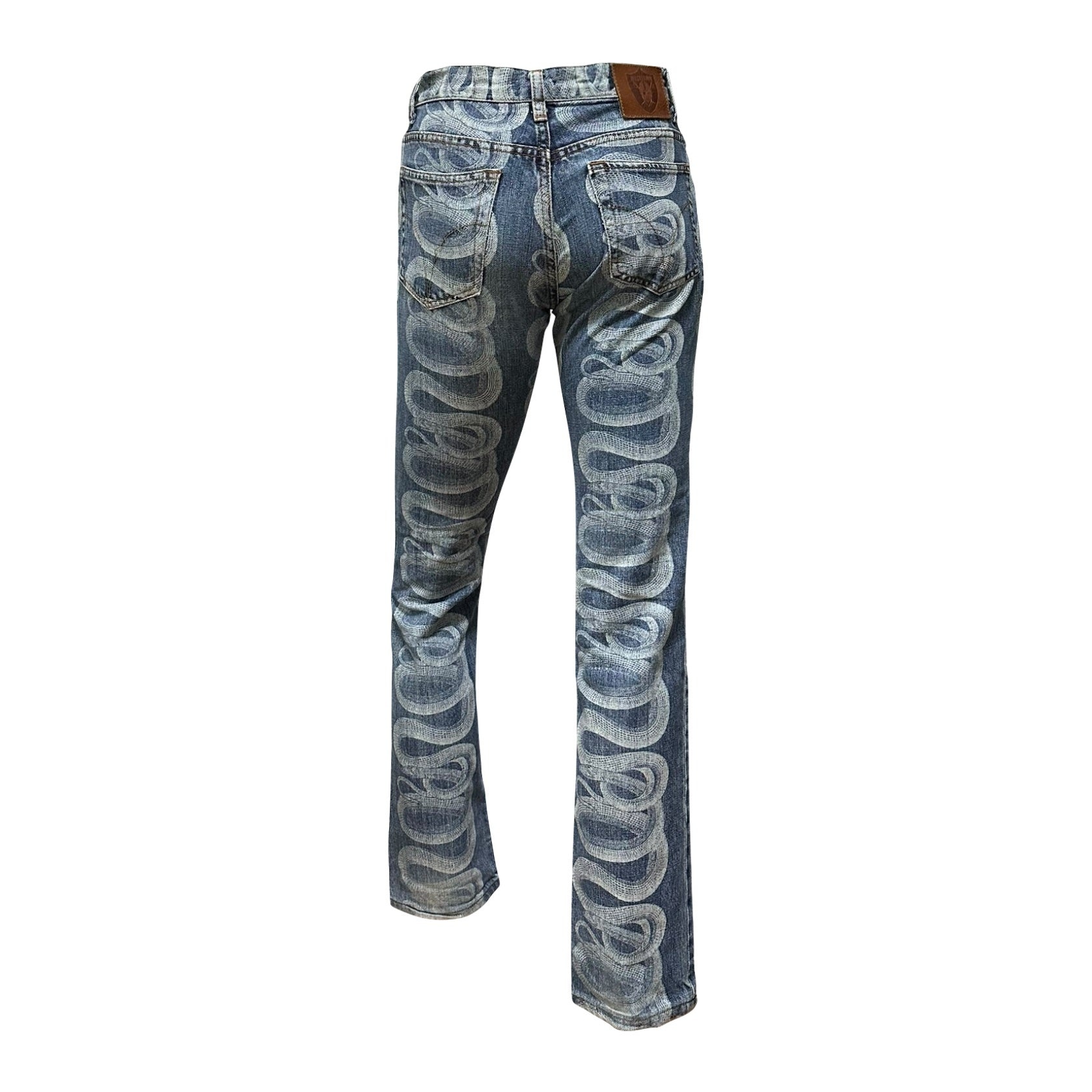 HYSTERICS - HYSTERICS Snake Print Denim Pants - 2