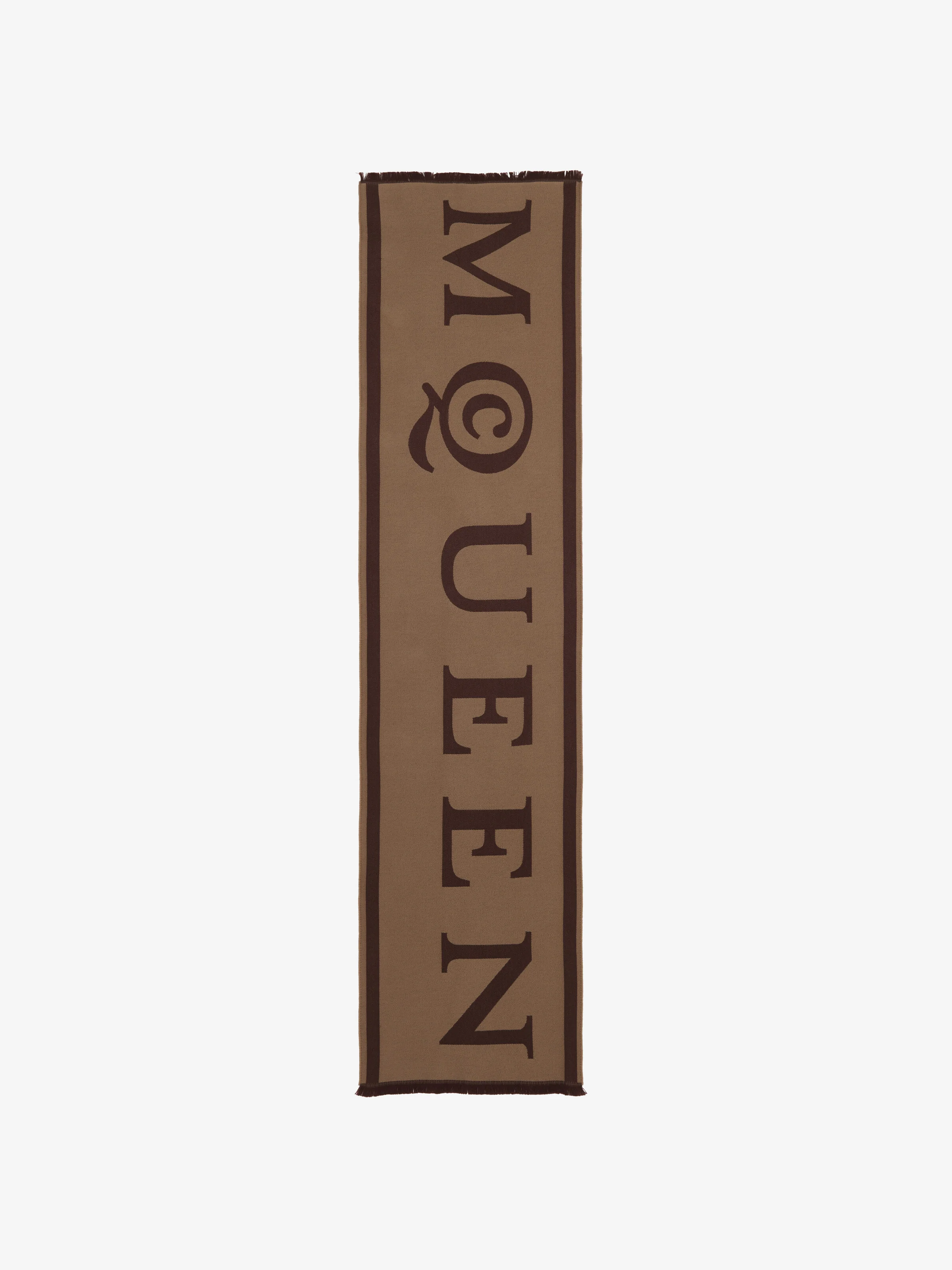 McQueen Wool Jacquard Scarf - 1