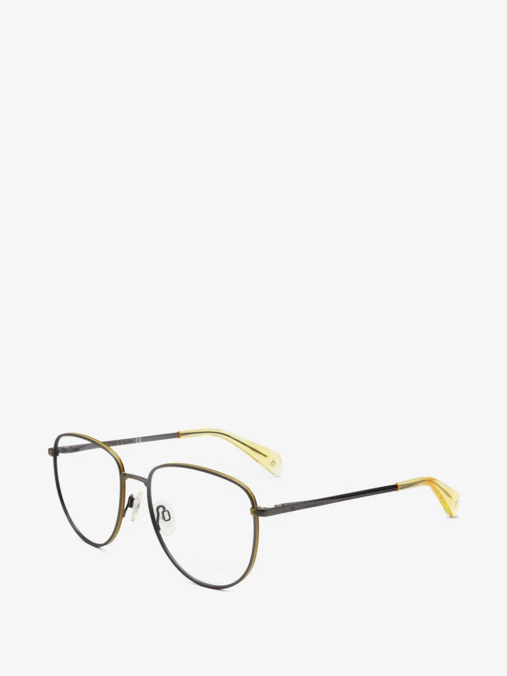 geometric-frame glasses - 1