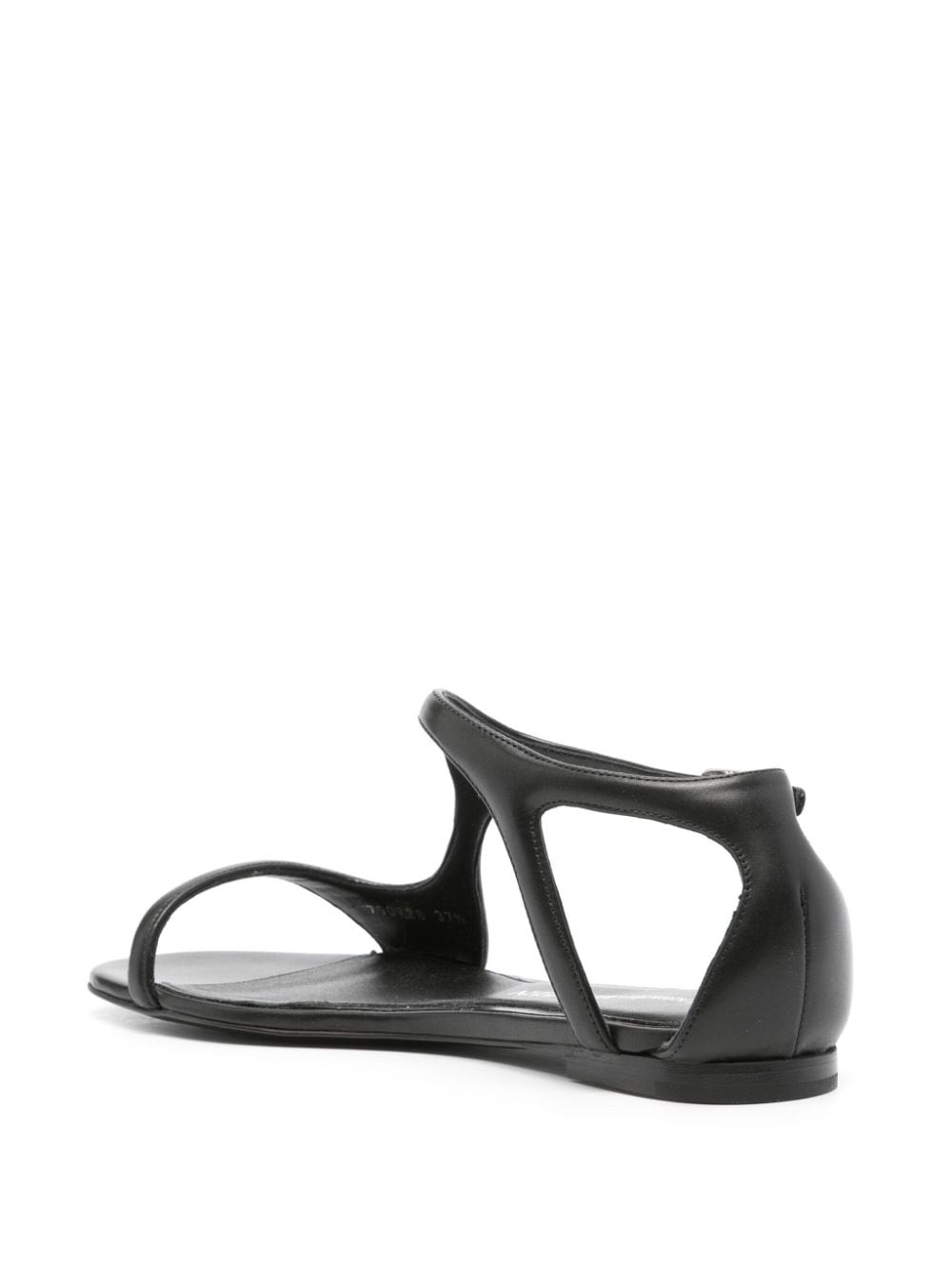 leather flat sandals - 3