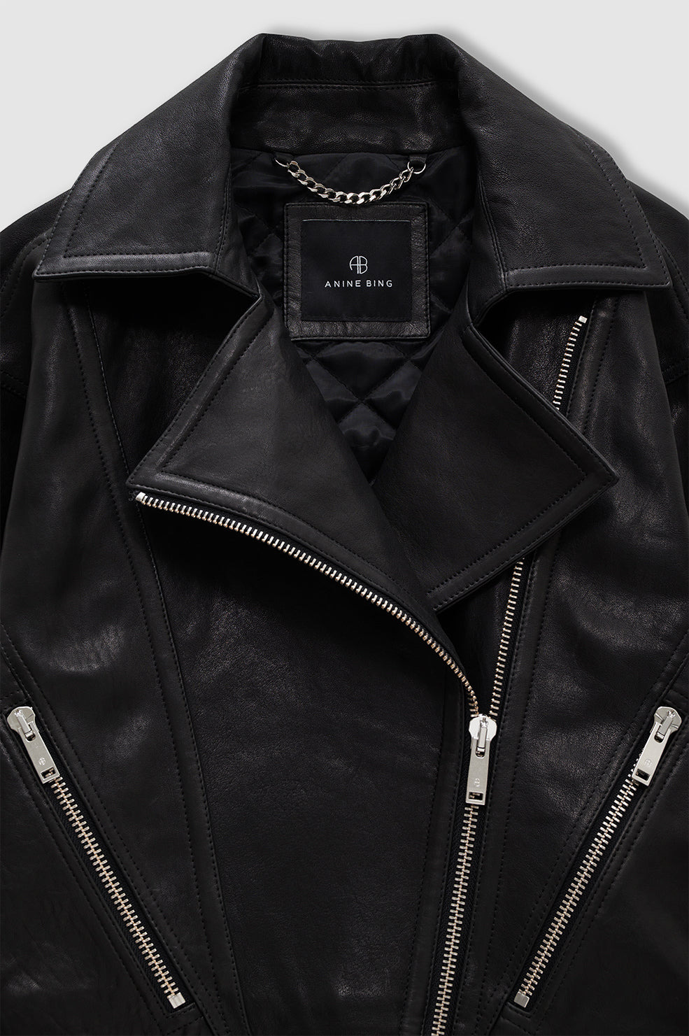 Julie Jacket - Black Leather - 4