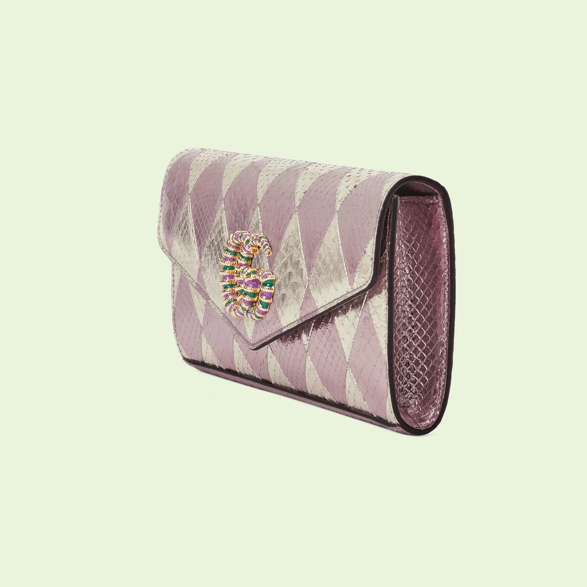Gucci Nojum Broadway python clutch - 2