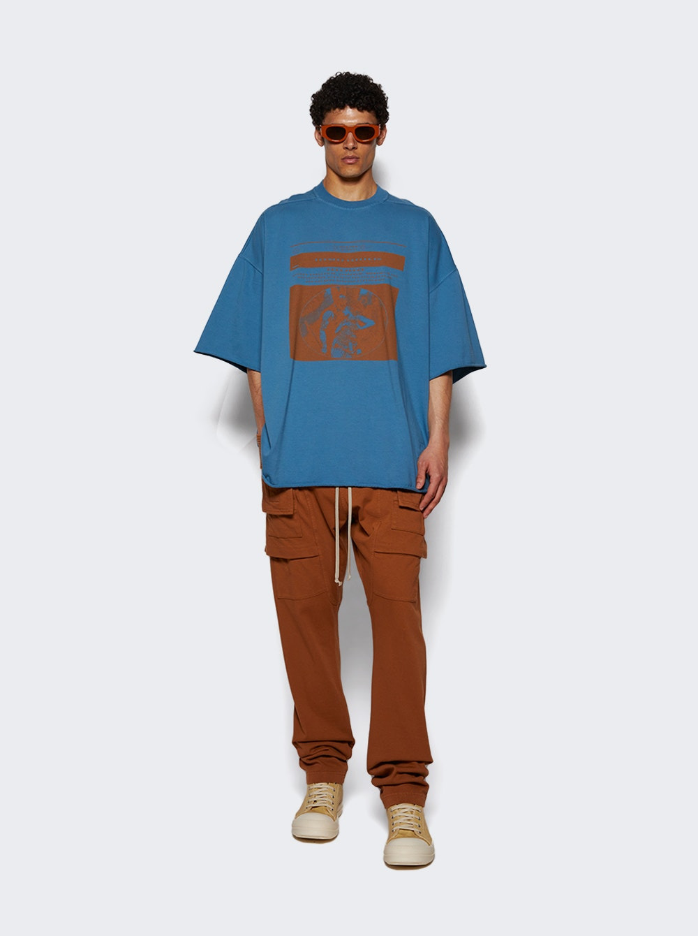 Creatch Cargo Drawstring Pants Orange - 5