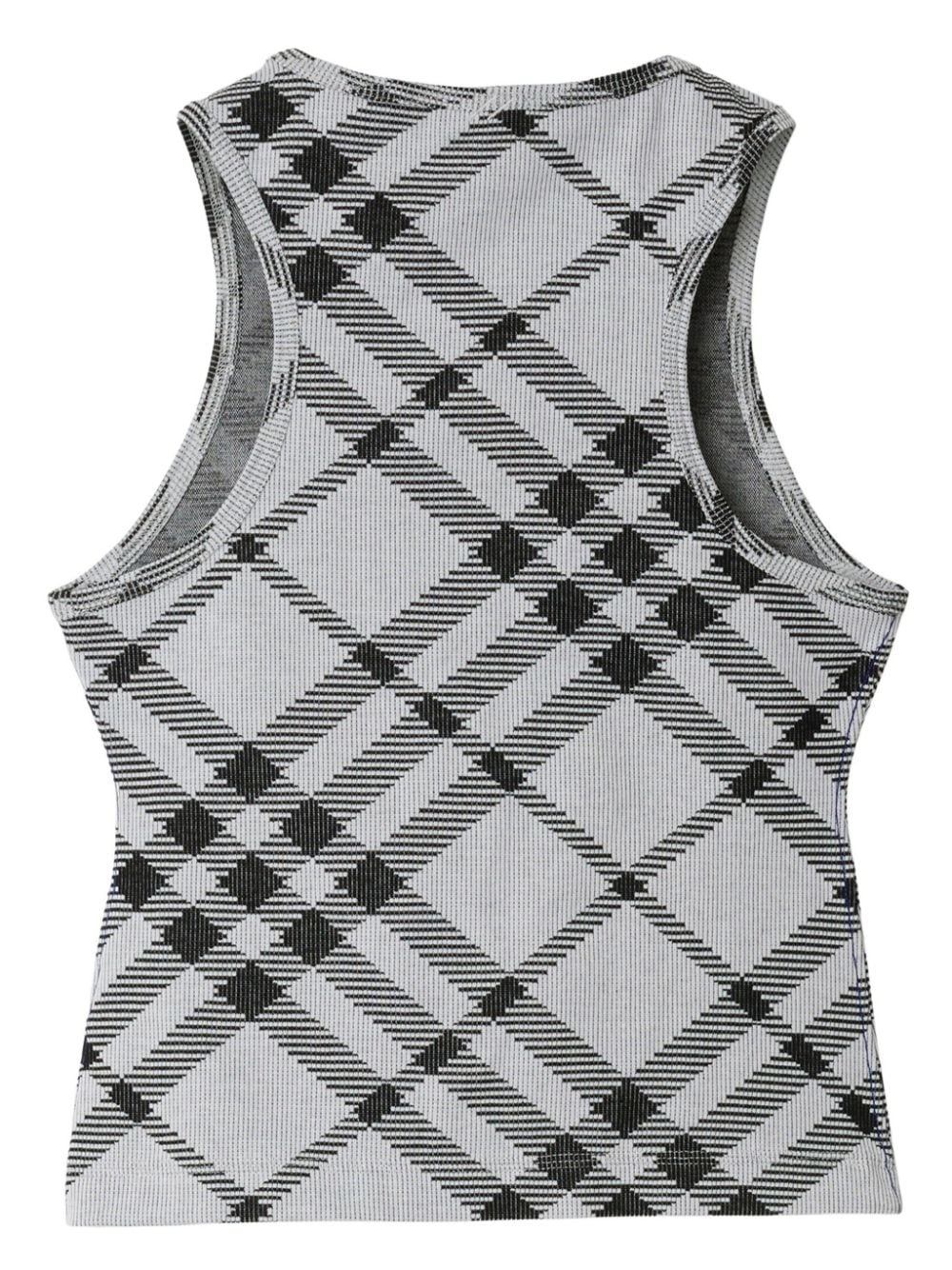 checkered cotton top - 6