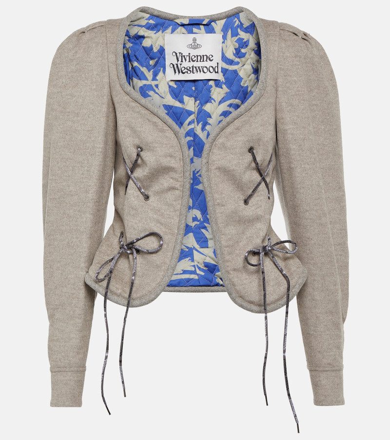 Gexi Spencer wool-blend jacket - 1