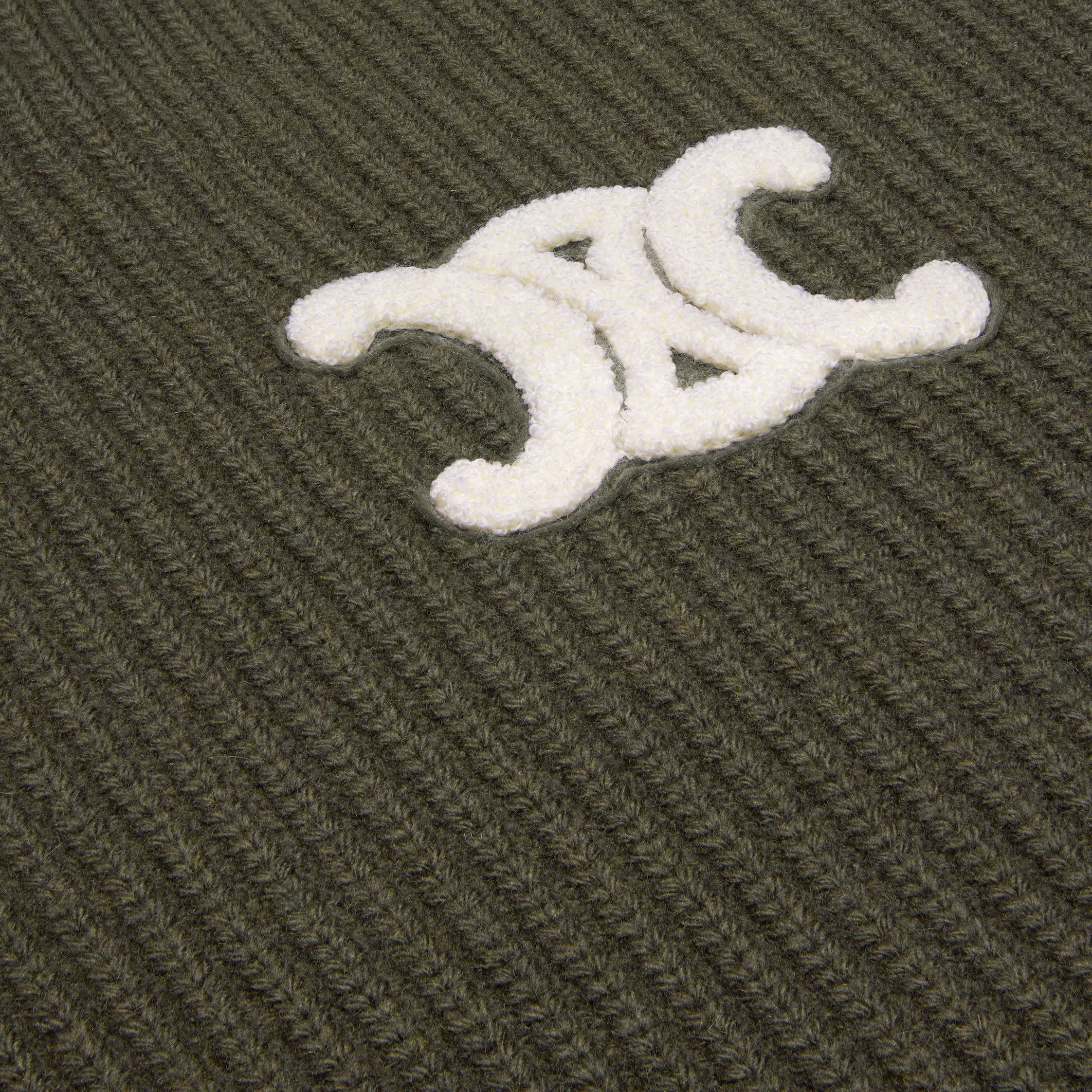 hooded sweater IN RIBBED WOOL - 4
