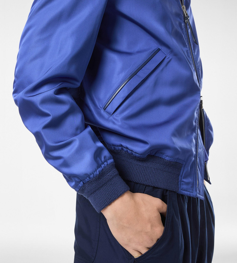 TOM FORD TECHNICAL SILK POPLIN LIGHTWEIGHT BOMBER outlook