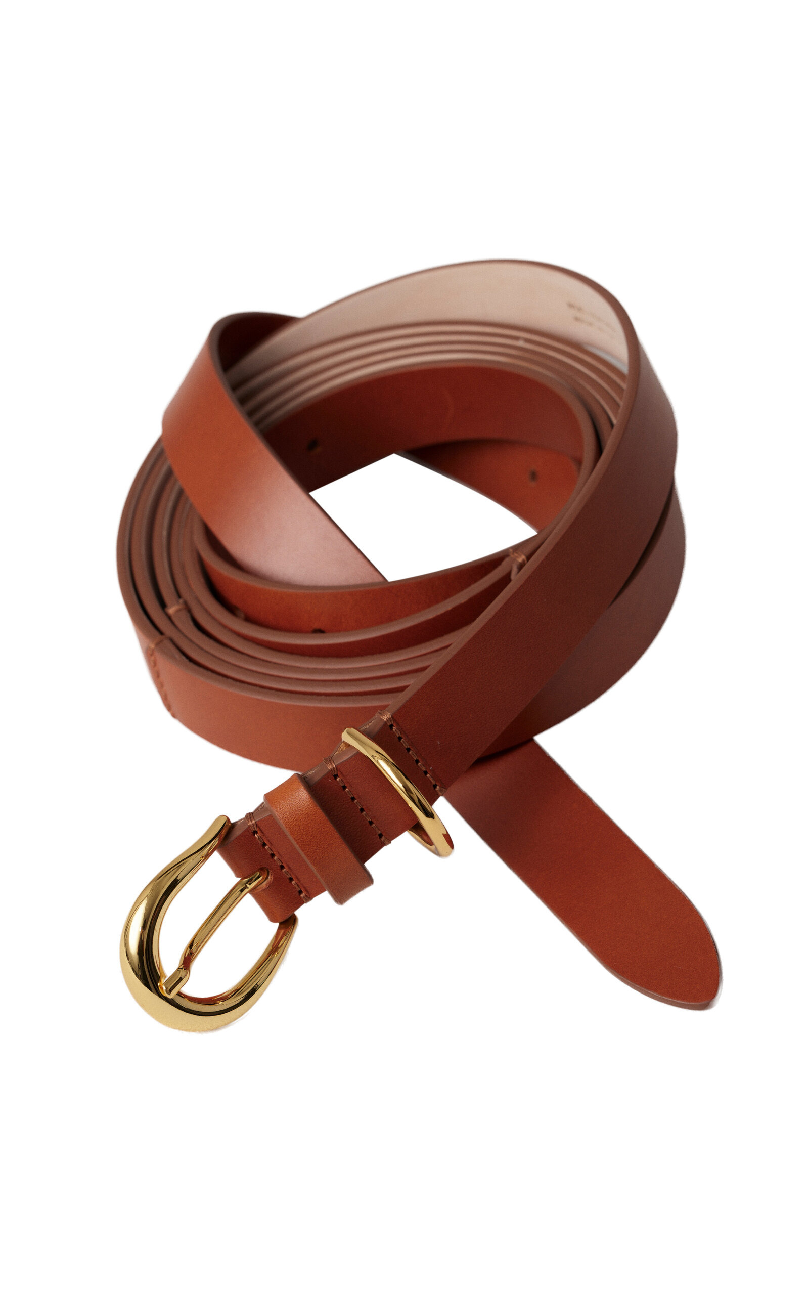 Despina Leather Wrap Belt brown - 5