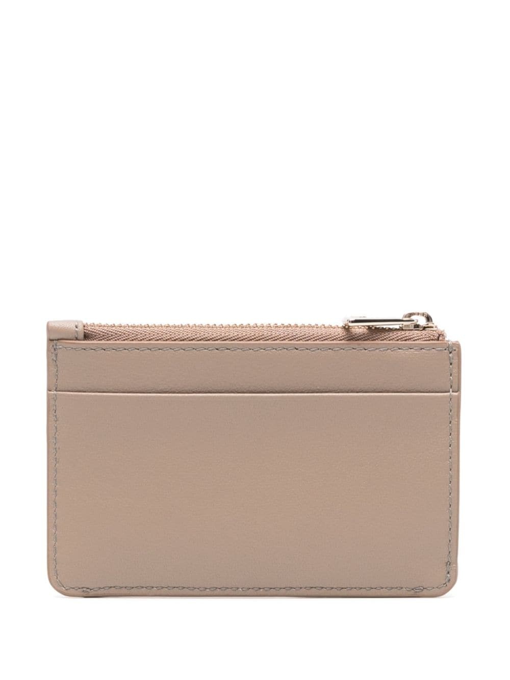 logo-plaque leather wallet - 2