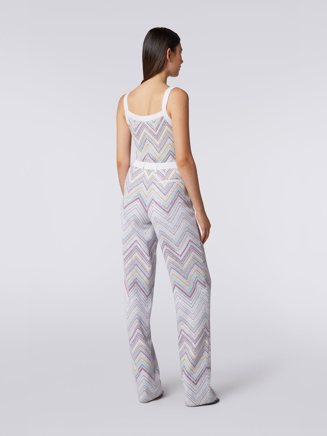 Classic trousers with sequins - 4