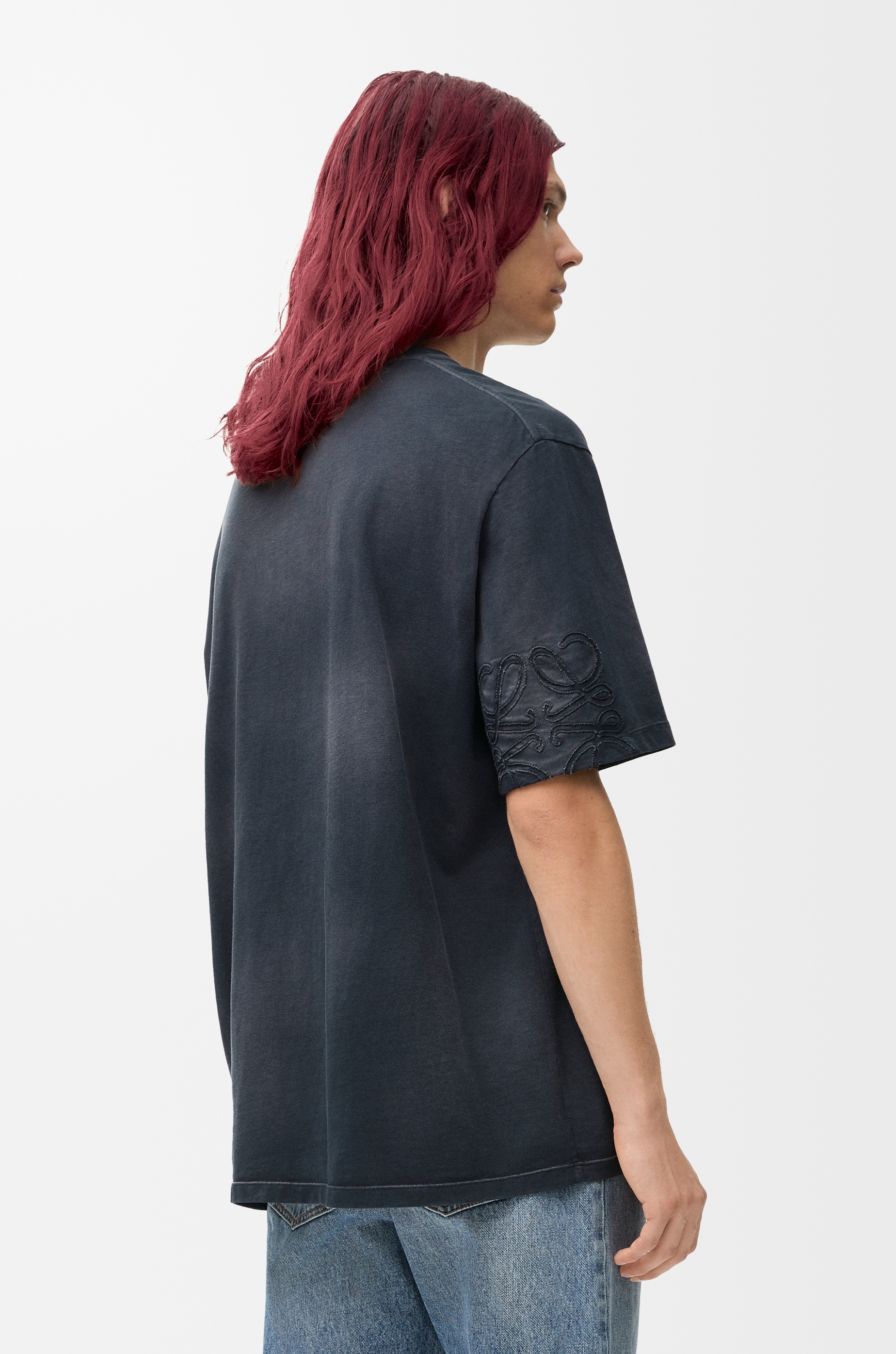 Loose fit T-shirt in cotton - 4