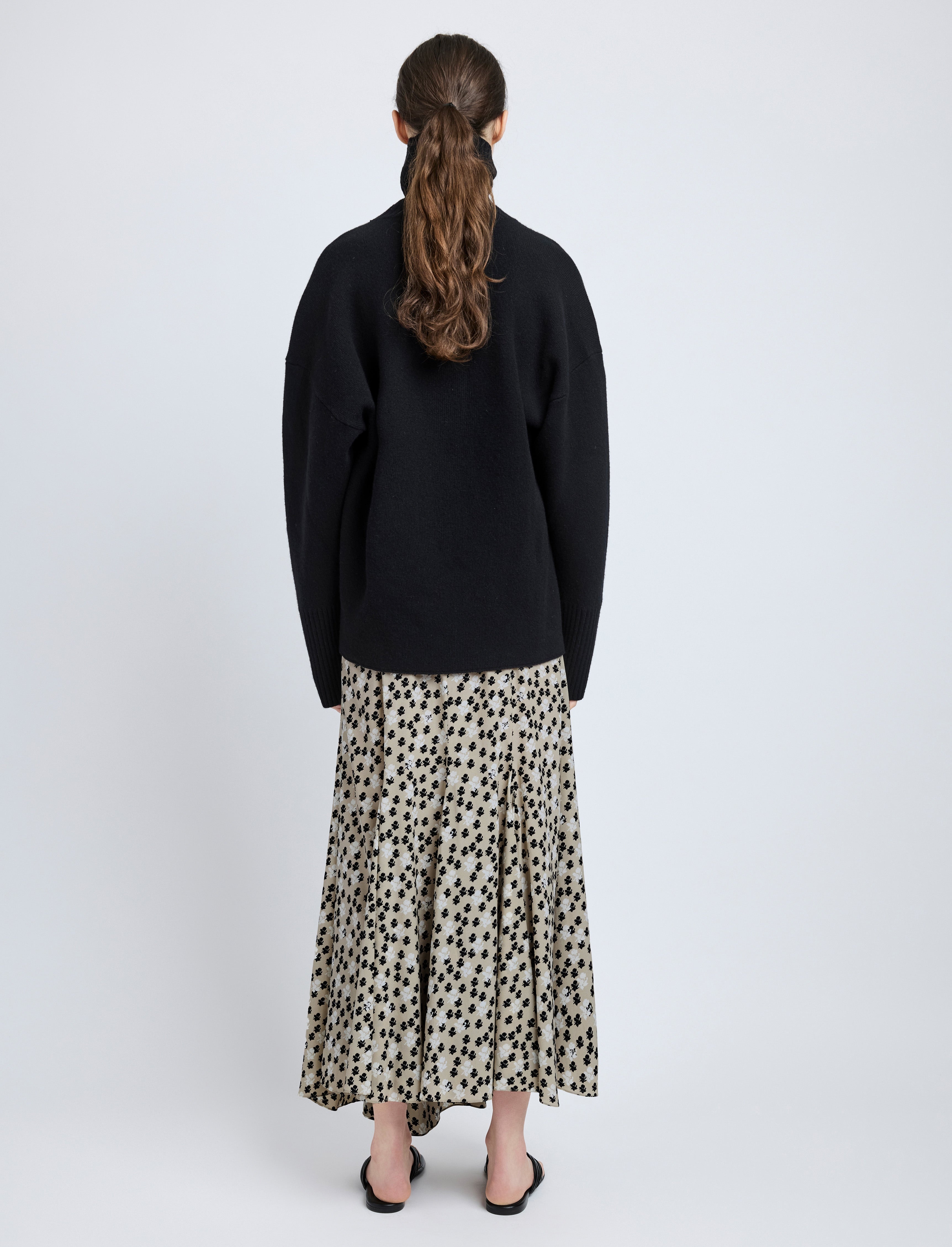 Joelle Skirt in Printed Silk Viscose - 4