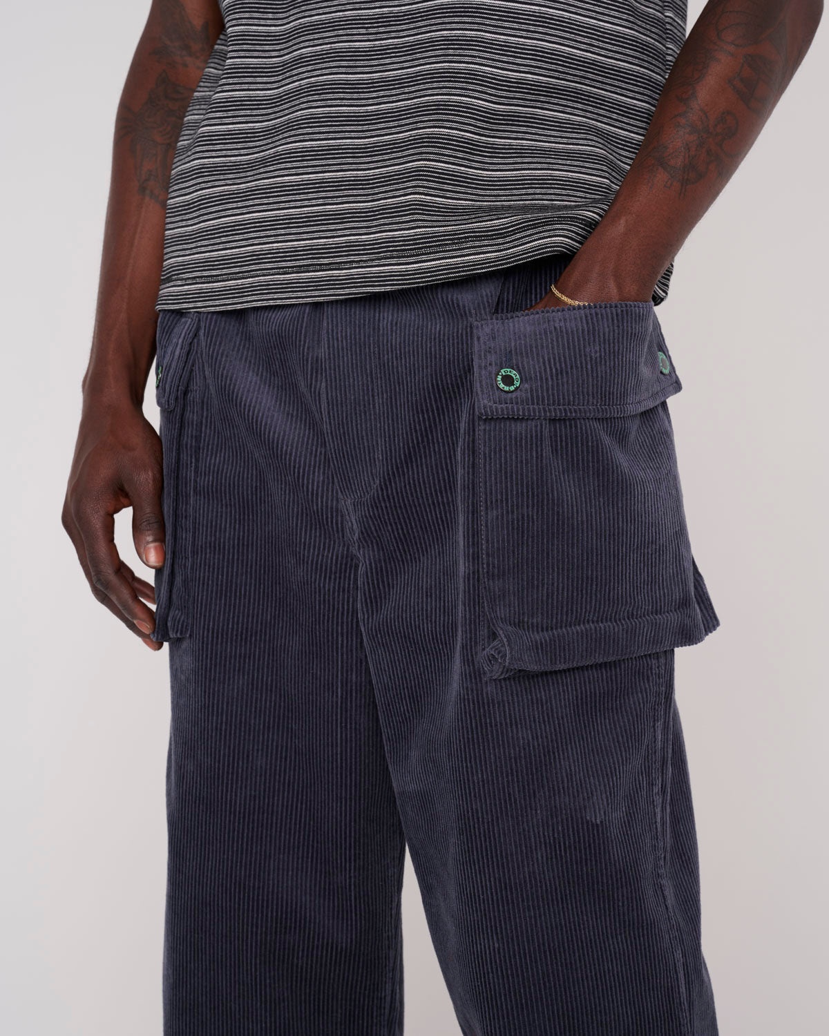 Cord P44 Jungle Pant - Grey Blue - 6
