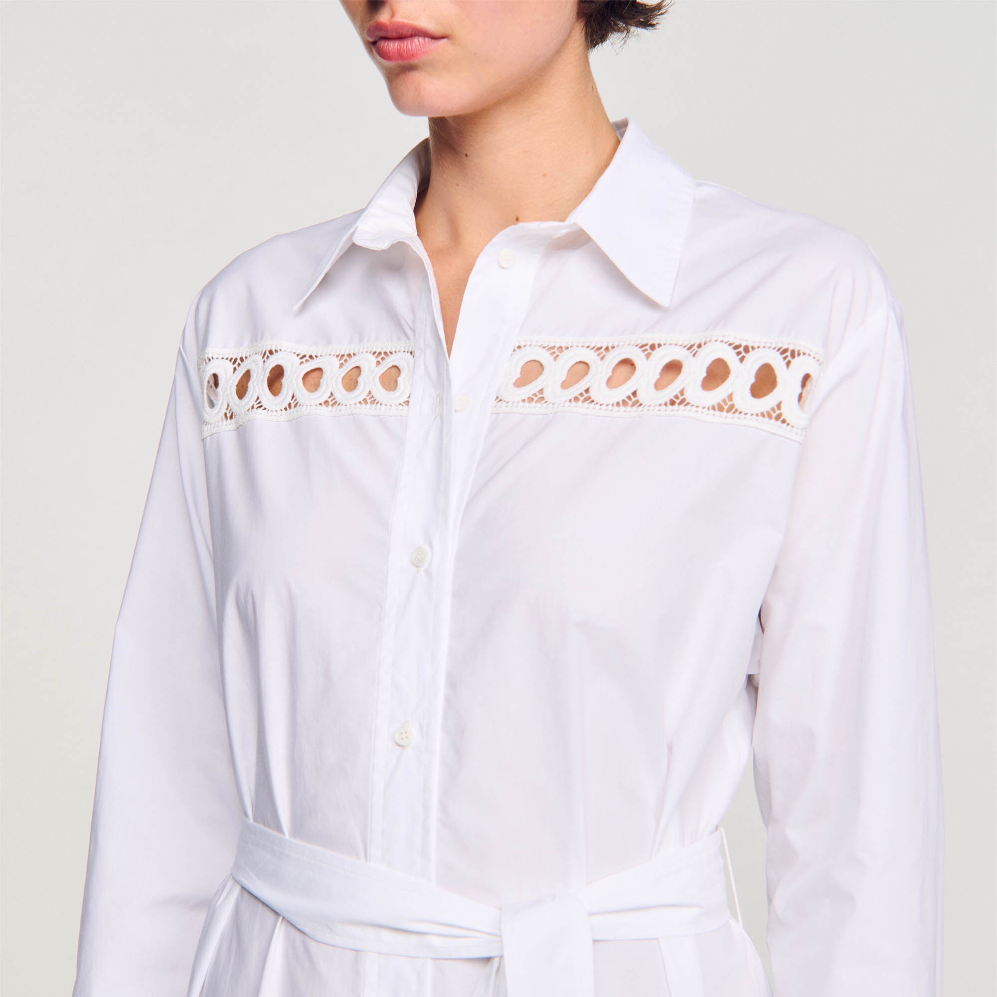 LONG SHIRT DRESS - 4