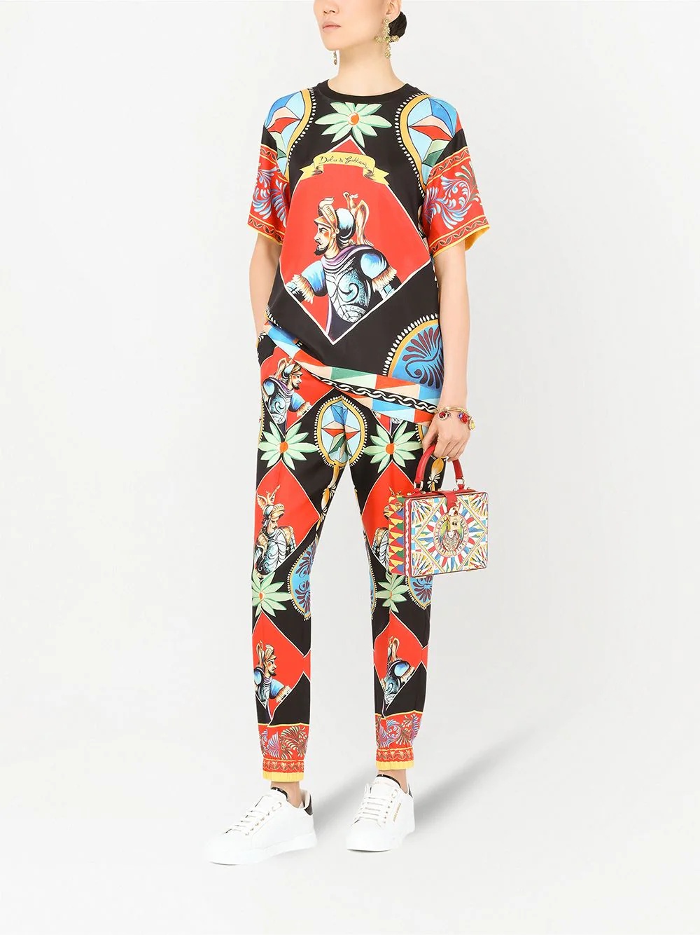 Carreto print track pants - 2